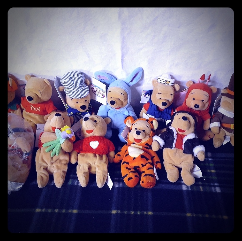 Winnie the pooh plushies